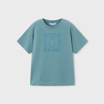 MAYORAL Тениска къс ръкав basic Синьозелен цвят за мини момче Mayoral