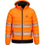 Portwest HI-VIS S548 / Светлоотразително ултразвуково отопляемо тунелно яке - Hv оранжево/черно S (S548OBRS)