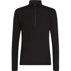 Icebreaker Мъжко мериносово термобельо Icebreaker Merino 175 Everyday L/S Half Zip Merino base layer - Black (015-2400-0113)