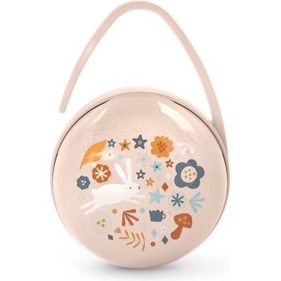 Suavinex Wonderland Duo Soother Case кутийка за биберон Pink