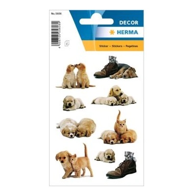 HERMA Herma: Кученца и котенца с лепенки