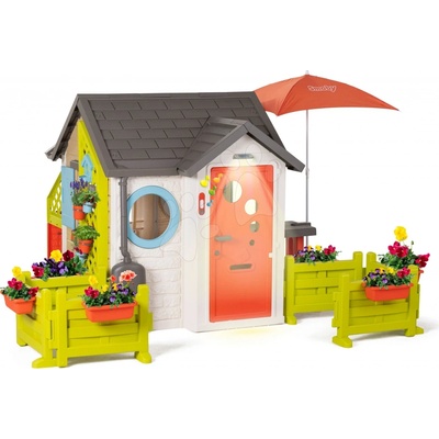 Smoby Domček pre záhradníka Garden House výnimočne rozšíriteľný s predzáhradkou s kvetinami od 24 mes