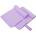 vidaXL Спортни кърпи 2 pcs Лилаво 50 x 30 cm Полиестер и полиамид (42011482)