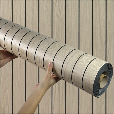 Impol Trade Samolepící lamely TPW3971702 280 x 60 cm světle hnědé 1ks