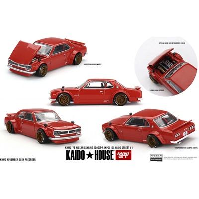 MINI GT Nissan Skyline 2000GT-R KPGC10 Kaido Street V1 1:64