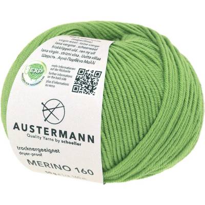 Pletací příze Austermann Merino 160 EXP Barva: 208 APFELGRUEN