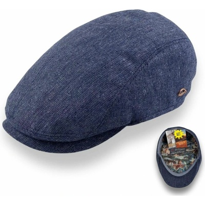 GÖTTMANN Luxusní letní bekovka ze 100% hedvábí v jeans barvě GT-Jackson-462-50