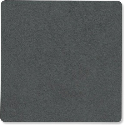 LIND Podtácek Square Nupo antracitová kůže 10x10cm