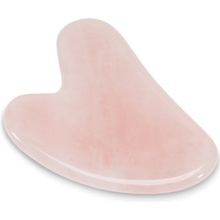 NonDolens Masážny kameň ® Gua Sha srdce - Ruženín 9 x 5 cm