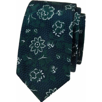 Štruktúrovaná kravata s kvetinami