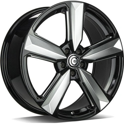 Carbonado Blast 8x18 5x112 ET35 black front polished Edges polished