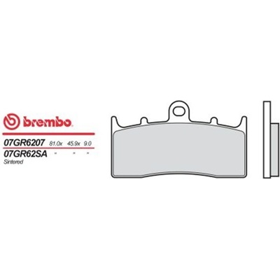 Predné brzdové doštičky / obloženie Brembo BMW 1200 K 1200 LT ABS 2001 - 2003 směs SC