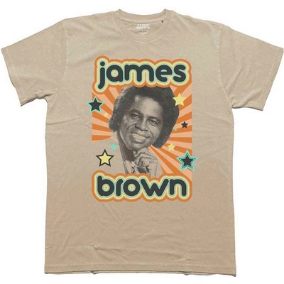James Brown tričko Stars natural