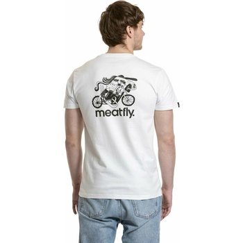 Meatfly мъжка тениска Keke Moto White Meatfly | Byal | МЪЖЕ | M