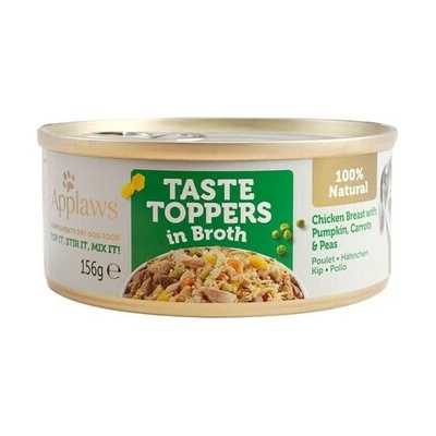 Applaws Taste Toppers kuracie mäso tekvica hrášok vo vývare 156 g