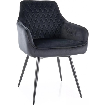 Textilomanie Marlo velvet černá