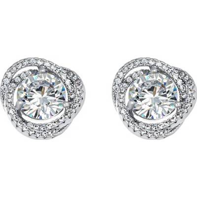 CrysTalp Elegantní náušnice s krystaly Ray 42334.R