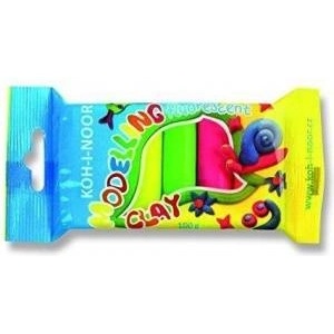 KOH-I-NOOR Fluorescent Plasticine 5 Colors