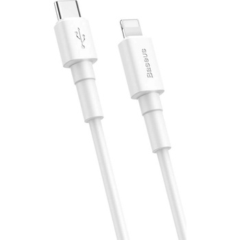 Baseus Кабел Baseus Durable Series, от USB C(м) към Lightning(м), 1m, бял (CATLSW-02)