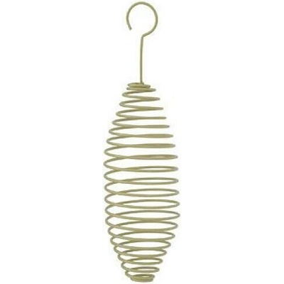 Zolux Kŕmidlo vonkajší Spiral na lojové gule kov 22 cm zelená
