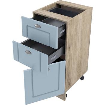 ИРИМ Долен кухненски шкаф Сити АРФ-Деним мат-06-53 десен 40 см