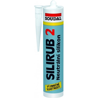 SOUDAL Silirub 2 neutrálny silikónový tmel 310g biely