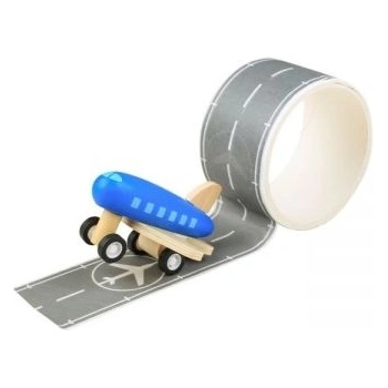 BIGJIGS Тиксо - писта с дървен самолет (bj424)