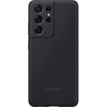 Samsung Silicone Cover EF-PG998TB - оригинален силиконов кейс за Samsung Galaxy S21 Ultra (черен)