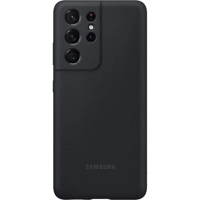 Samsung Silicone Cover EF-PG998TB - оригинален силиконов кейс за Samsung Galaxy S21 Ultra (черен)
