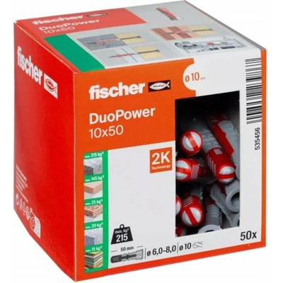Fischer DUOPOWER 14x70 hmoždinka 10ks