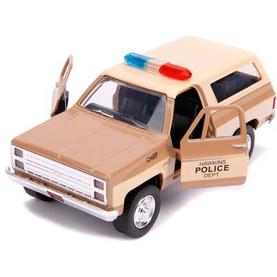 Jada Toys Метална количка Jada Toys Hollywood Rides - Stranger Things: Колата на Хопър, 1: 32 (9331114314R00)