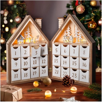 Brilagi Brilagi LED Vianočná dekorácia LED/2xAAA adventný kalendár BG0968