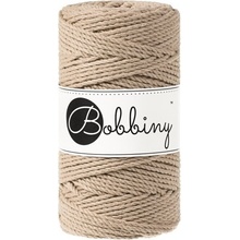 Bobbiny 3PLY Macrame Rope 3 mm 100 m Sand Špagát