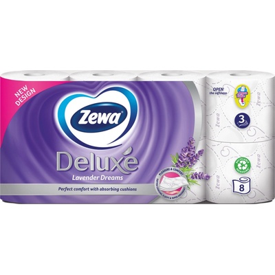 Zewa Deluxe Levander 3-vrstvový Dreams 8 ks