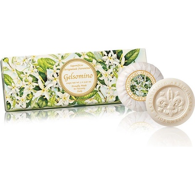 SA Fiorentino prírodné tuhé mydlo jazmín 3 x 100 g