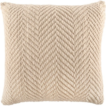 Tiseco Home Studio Декоративна възглавница от шенил 45x45 cm Renee - Tiseco Home Studio (3614IVORY)