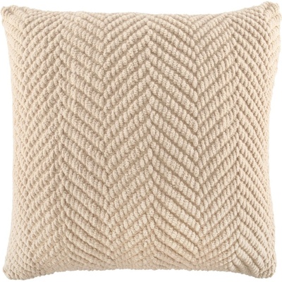 Tiseco Home Studio Декоративна възглавница от шенил 45x45 cm Renee - Tiseco Home Studio (3614IVORY)