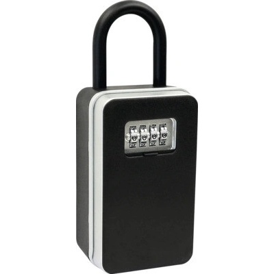 Bezpečnostná oceľová schránka KB,G12 čierna, 7,5 x 12,4 x 5 cm