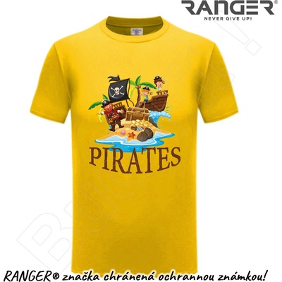 Ranger tričko motív Pirates žltá