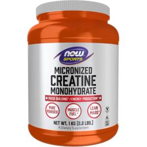 NOW Micronized Creatine Monohydrate [1000 грама] Неовкусен