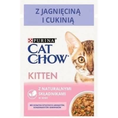 Cat Chow Kitten jehněčí s cuketou 12 x 85 g