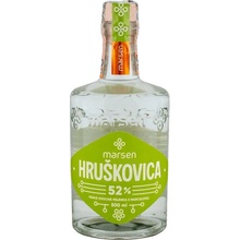 Marsen Hruškovica 52% 0,5 l (čistá fľaša)