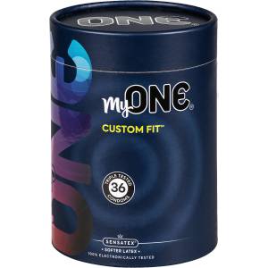 MyONE Maxi-Pack: Custom Fit, size 64L, 36 condoms