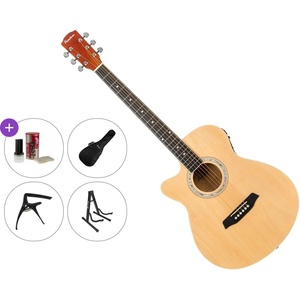 Pasadena PGC-10LE Premium SET Natural Електро-акустична китара Джъмбо