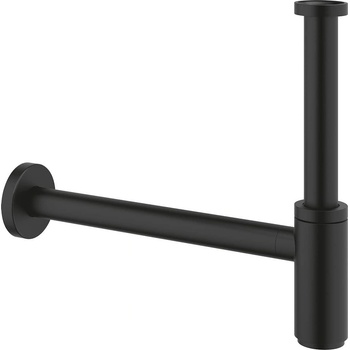 GROHE долен сифон за мивка, phantom black (29509KF0)