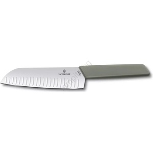 Victorinox - Кухненски нож Santoku SWISS MODERN 17 cm зелен (GG1004)