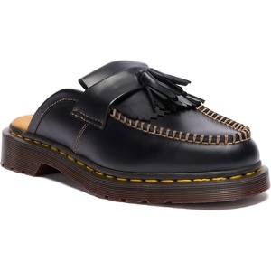 Dr. Martens чехли сабо дамски от кожа Adrian Mule