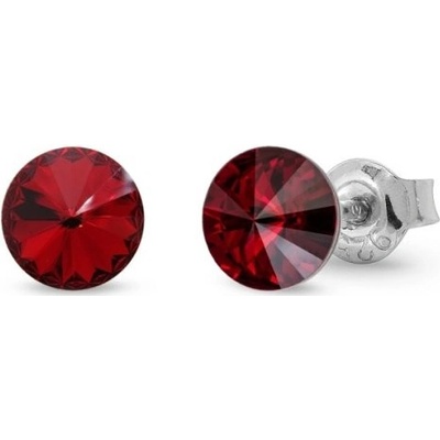 Spark červené Rivoli se Swarovski Elements Sweet Candy Studs K1122SS29SI Siam