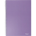 Esselte Спирална тетрадка с линийка ESSELTE A/5 80 страници Colour Breeze лавандула 628474 (628474)