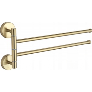 Mexen двоен въртящ се закачалка за кърпа, златен - 7039242-50 (7039242-50)